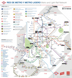 plano del metro de madrid completo actualizado
